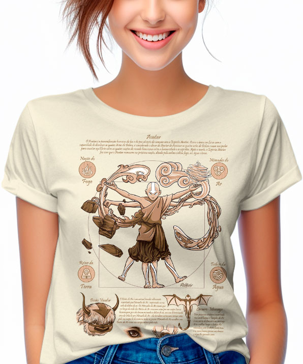 Camiseta Aang Vitruviano