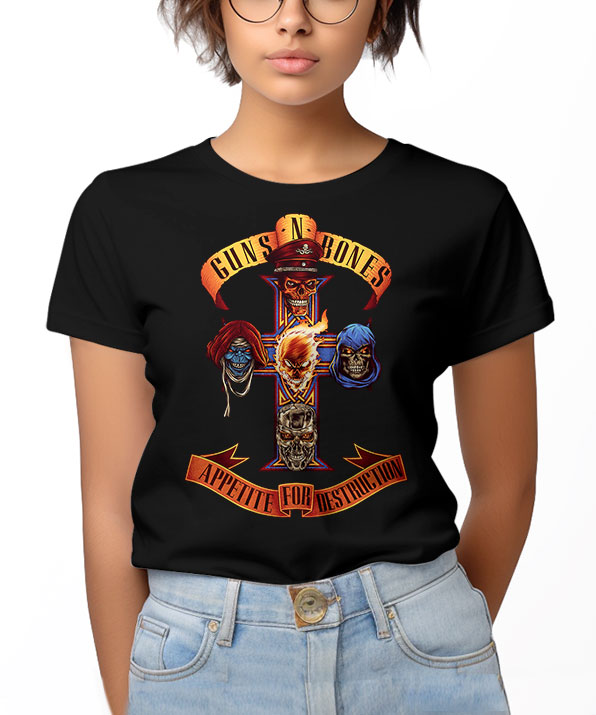 Camiseta Guns n' Bones