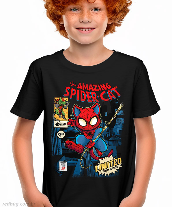 Camiseta Spider Cat