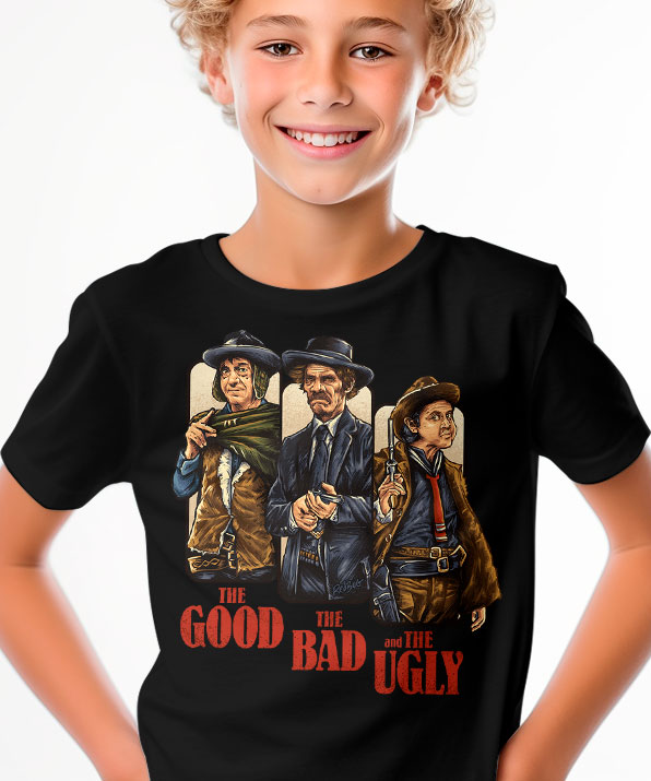Camiseta O Bom, O Mau e O Feio