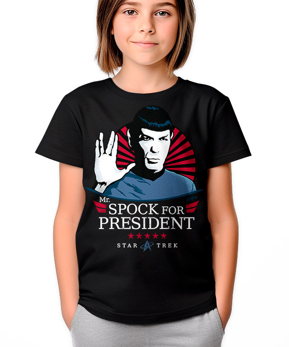 Camiseta Spock para Presidente