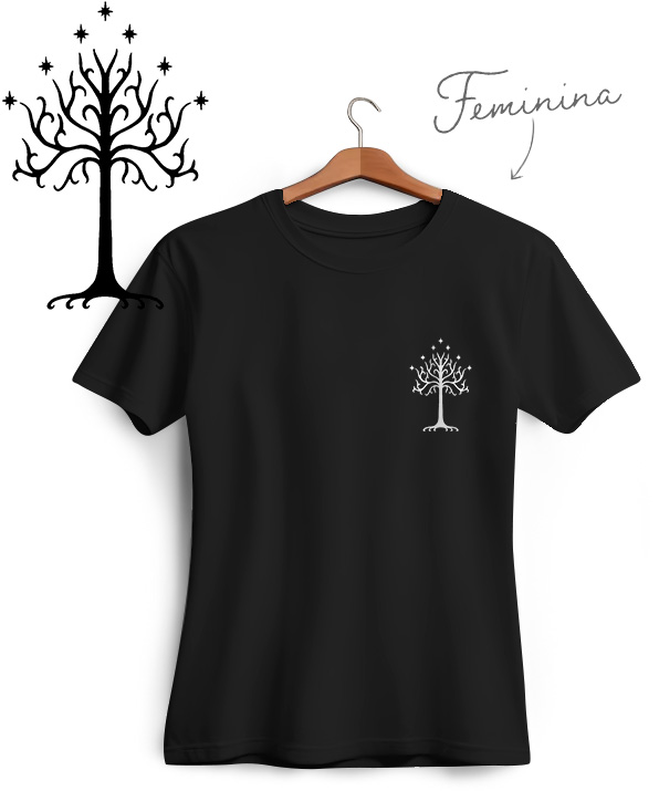 Camiseta Árvore Branca