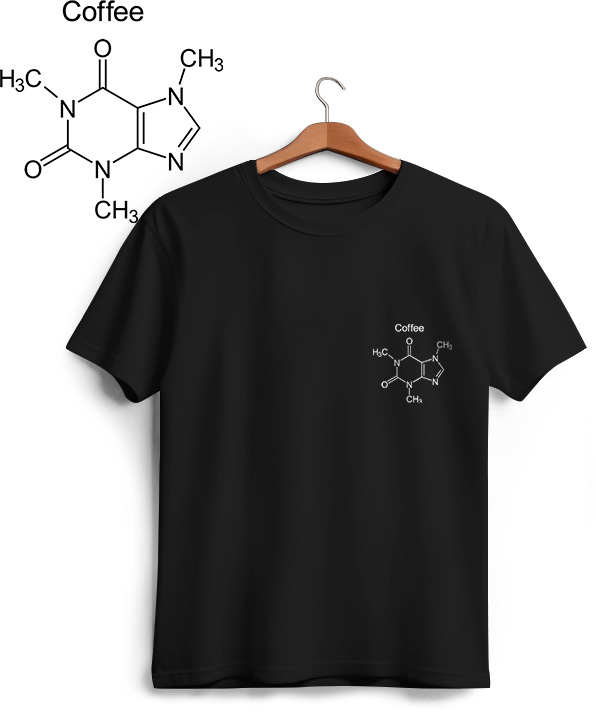 Camiseta Fórmula Química Café