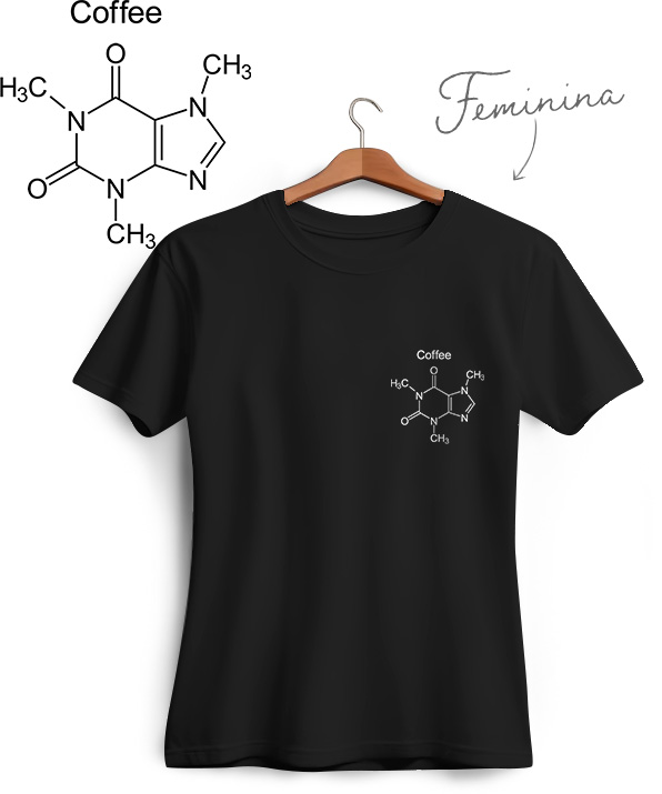 Camiseta Fórmula Química Café