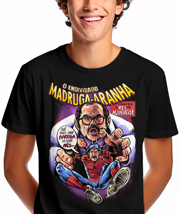 Camiseta Madruga Aranha