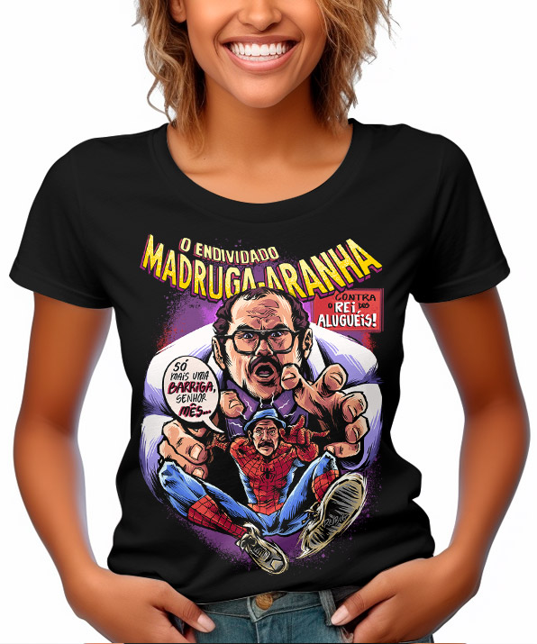 Camiseta Madruga Aranha