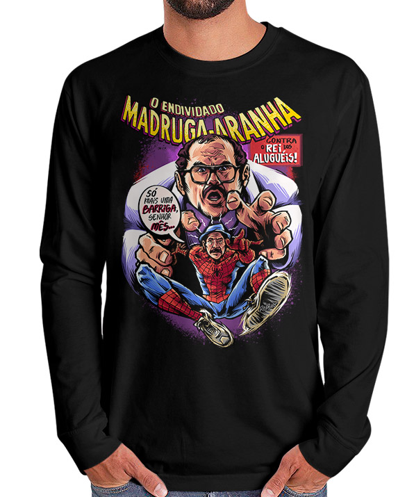 Manga Longa Madruga Aranha