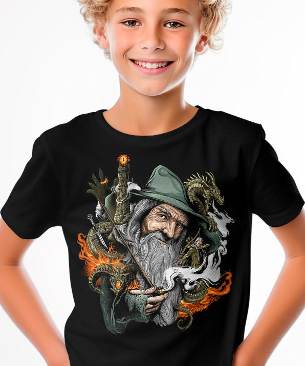 Camiseta Mago da Terra Média