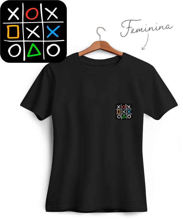 Camiseta Jogo Da Velha Gamer