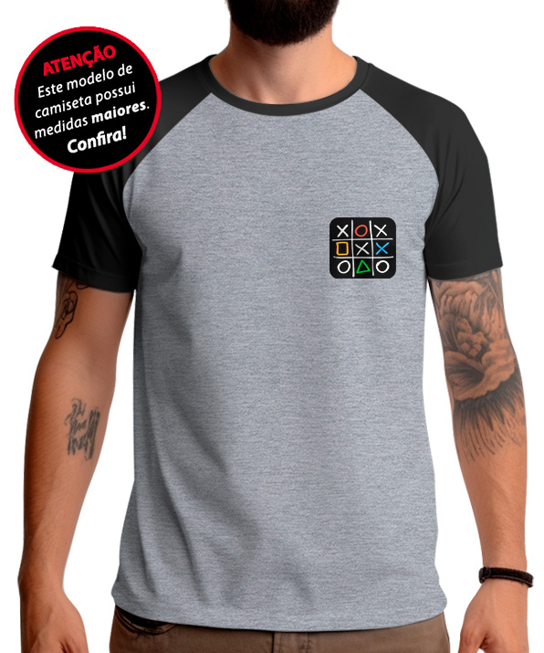 Raglan Jogo Da Velha Gamer