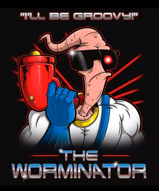 Camiseta The Worminator
