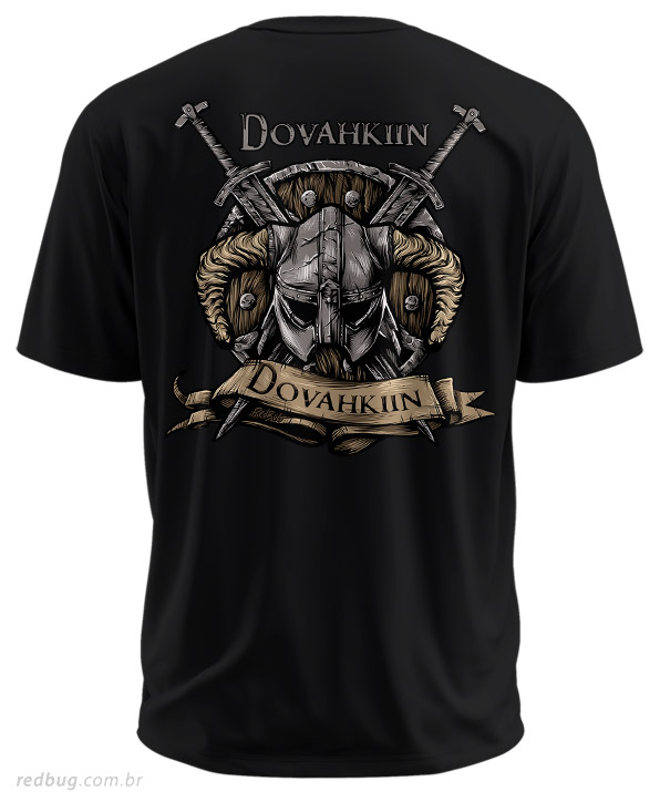 Estampa Costas Skyrim Dovahkiin