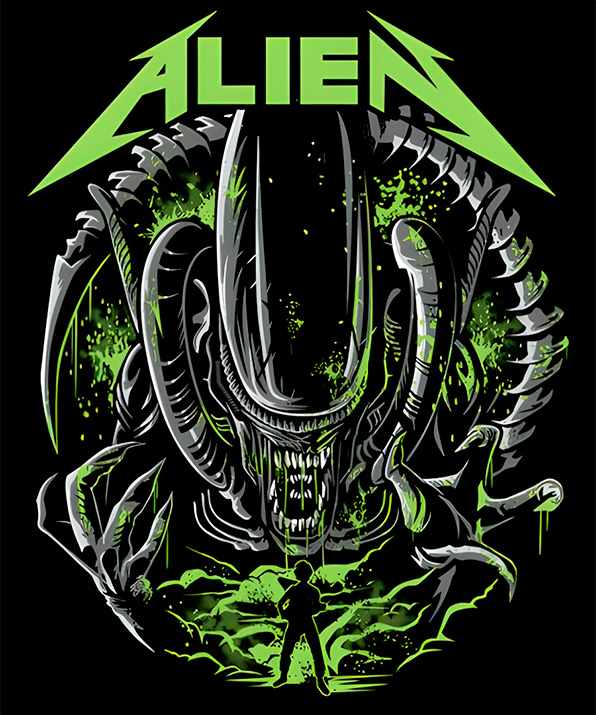 Camiseta Alien Tour 2122