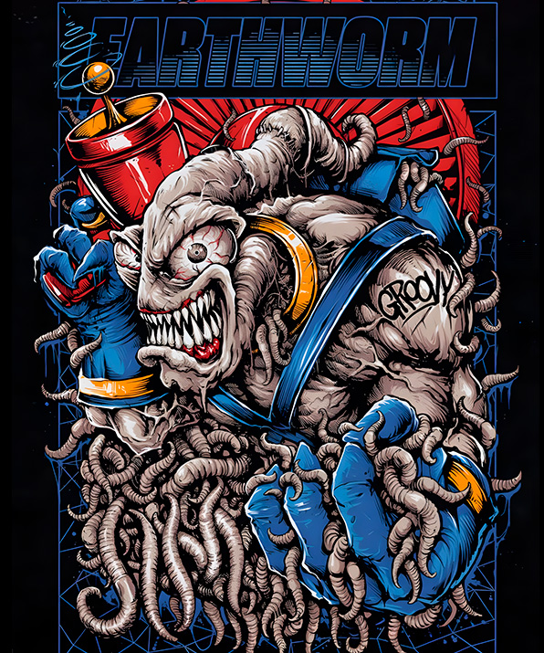 Camiseta Earthworm Jim