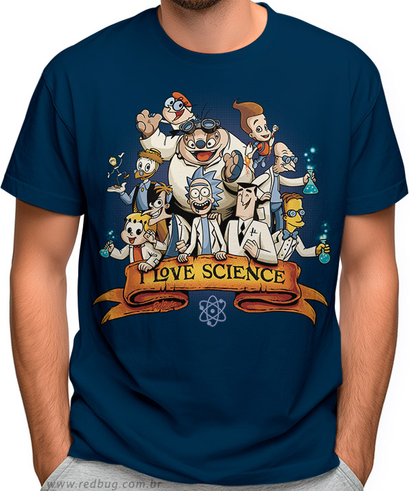 Camiseta I Love Science