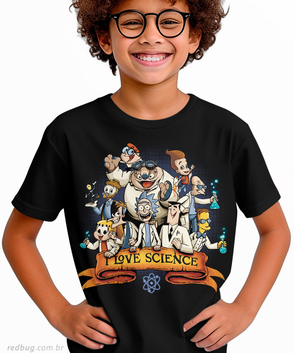 Camiseta I Love Science