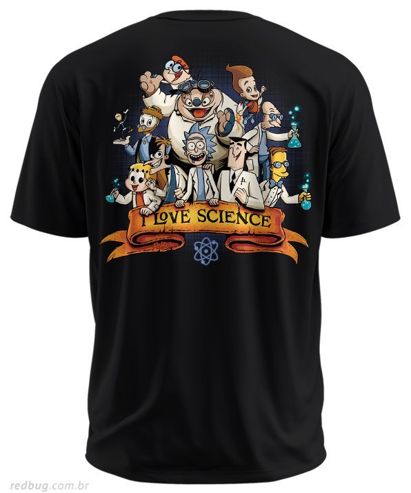 Estampa Costas I Love Science