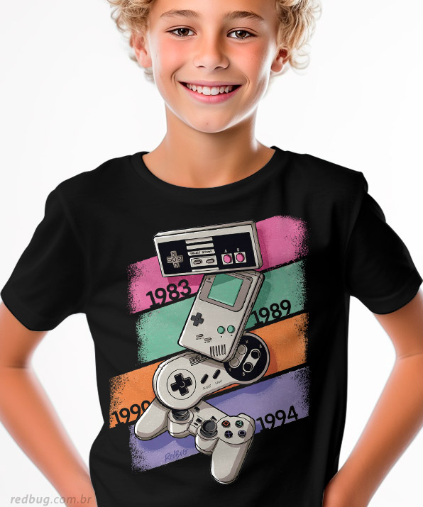 Camiseta Controles de Videogame