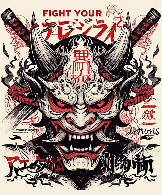 Camiseta Fight Your Demons