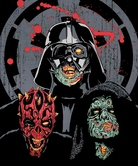 Camiseta Star Zombies