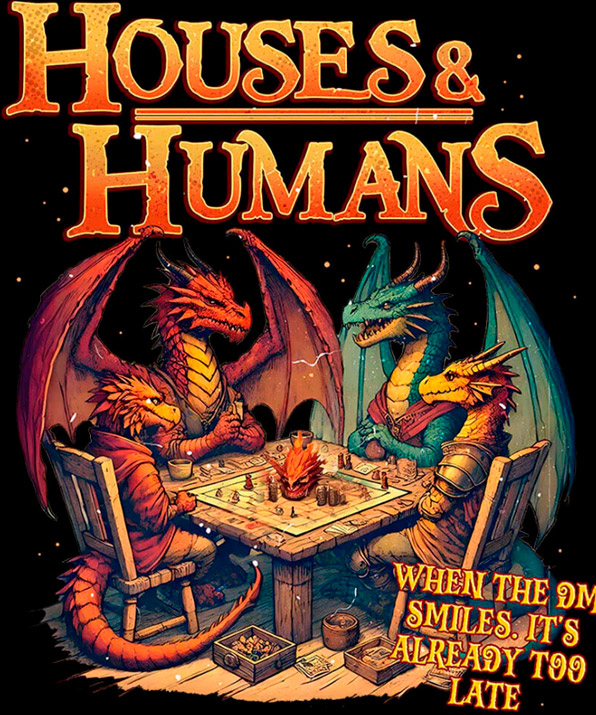 Camiseta Houses E Humans