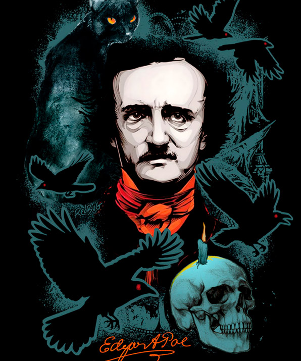 Camiseta Edgar Allan Poe
