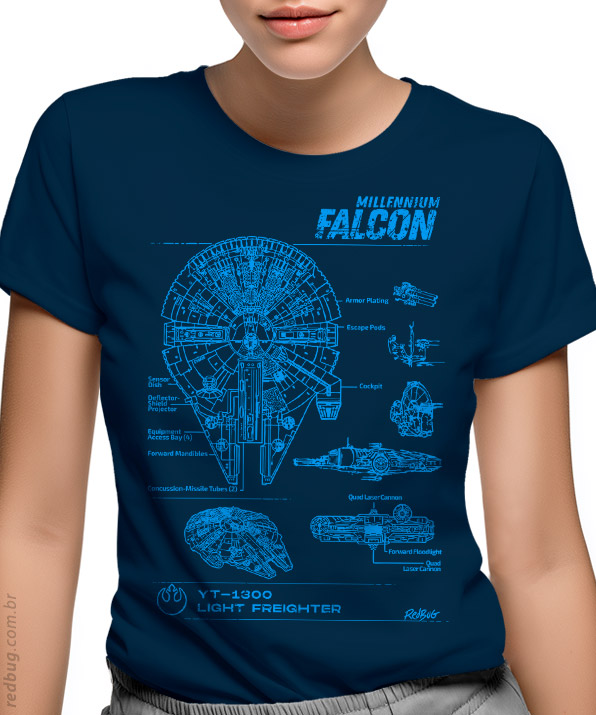 Camiseta Millennium Falcon