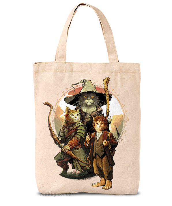 Ecobag Cat of the Rings