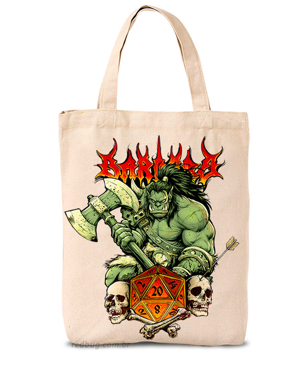 Ecobag RPG Classe Bárbaro
