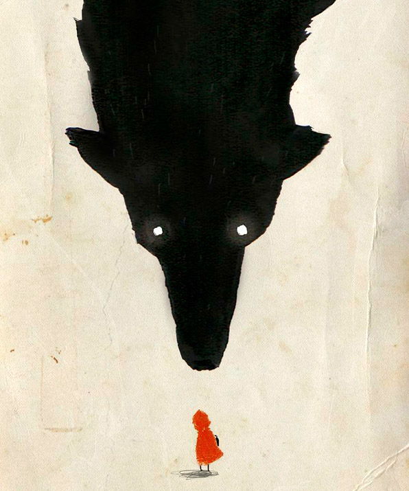 Camiseta Chapeuzinho E O Lobo