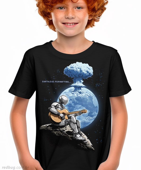 Camiseta Reinicialização da Terra