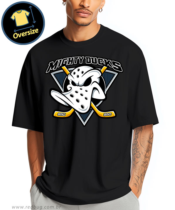 Camiseta Oversized Mighty Ducks