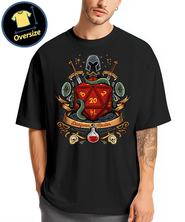 Camiseta Oversized Dungeon Master