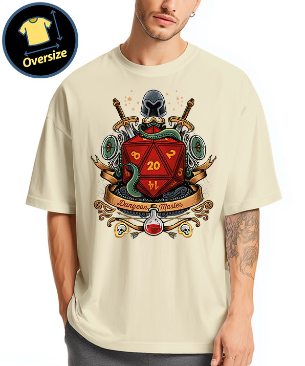 Camiseta Oversized Dungeon Master