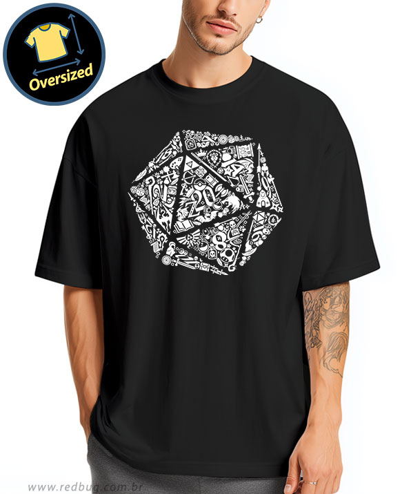 Camiseta Oversized D20