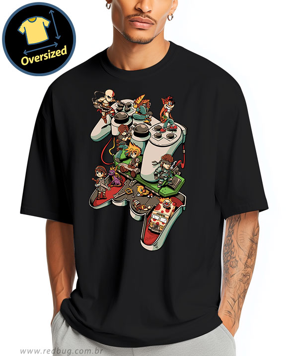 Camiseta Oversized Control Play