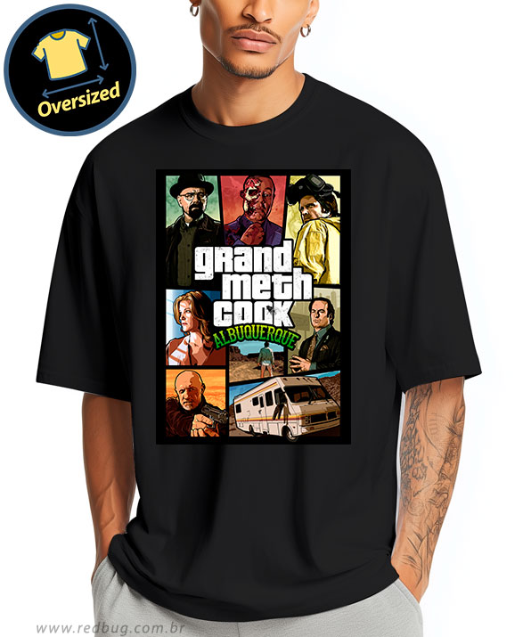 Camiseta Oversized Grand Meth Cook