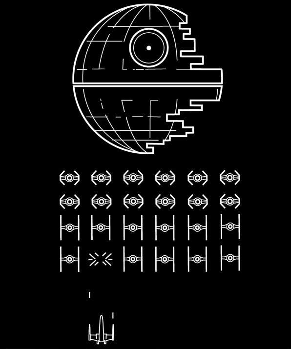 Camiseta Space In Vader