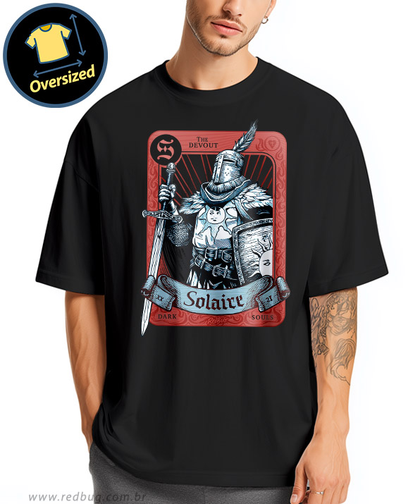 Camiseta Oversized Solaire Of Astora