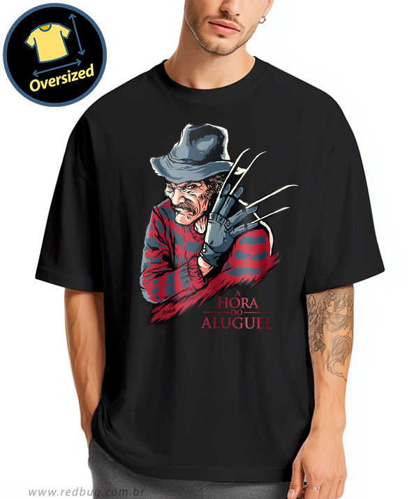 Camiseta Oversized A Hora Do Aluguel