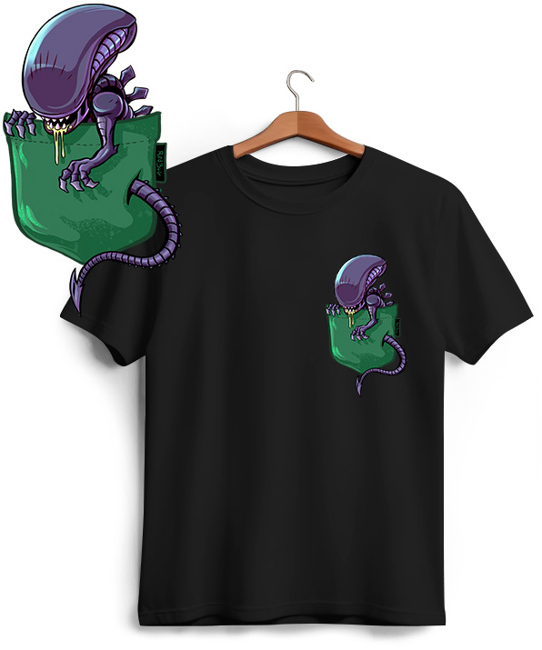 Camiseta Meu Alien de Bolso