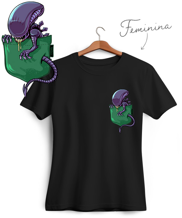 Camiseta Meu Alien de Bolso