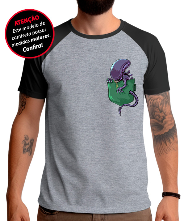 Raglan Meu Alien de Bolso