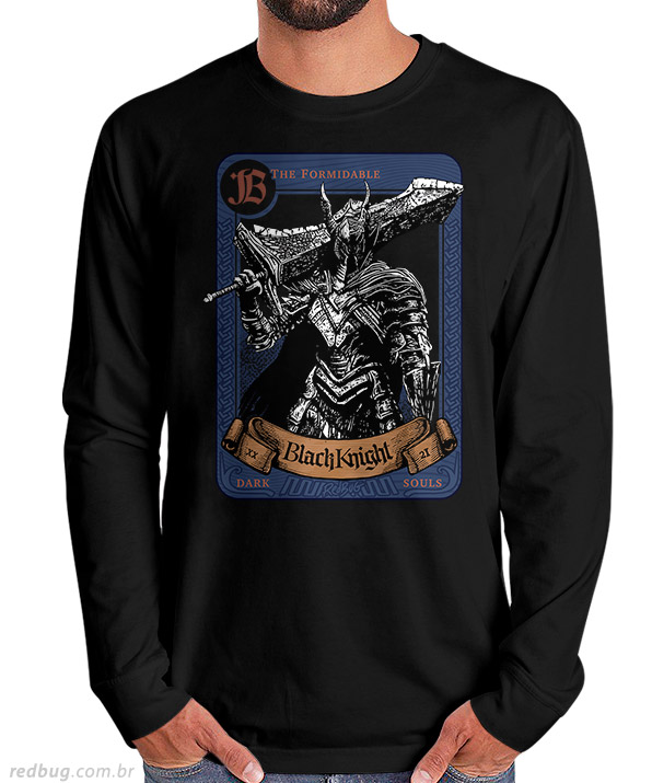 Manga Longa Black Knight