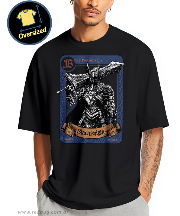 Camiseta Oversized Black Knight