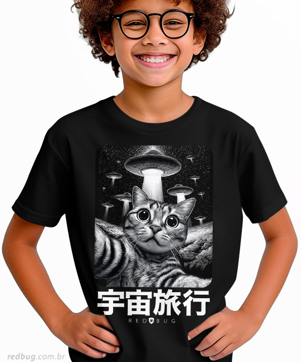 Camiseta Tokyo Space Cat