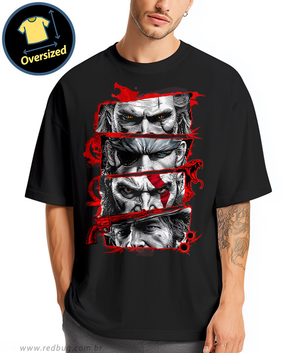 Camiseta Oversized Fúria Gamer