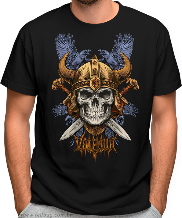 Camiseta Valhalla Guardião Viking