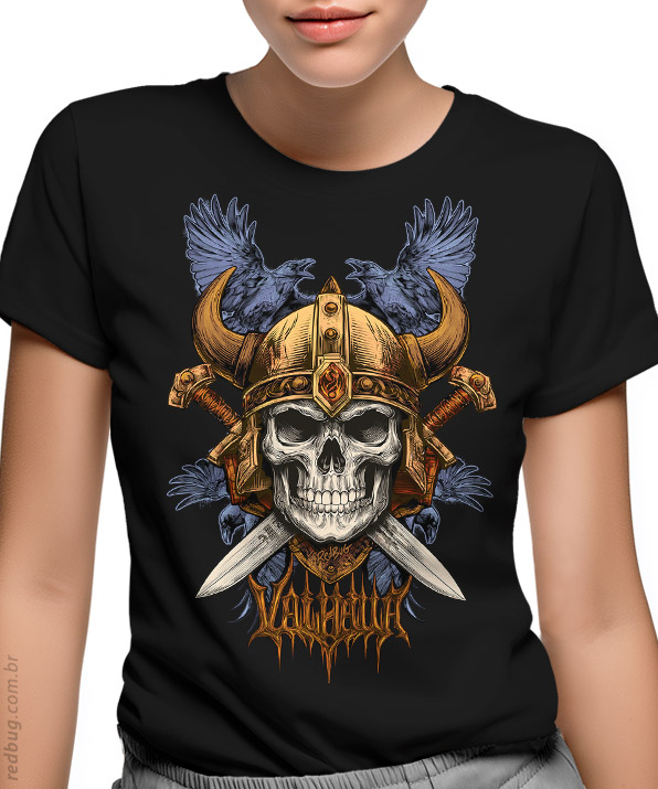 Camiseta Valhalla Guardião Viking