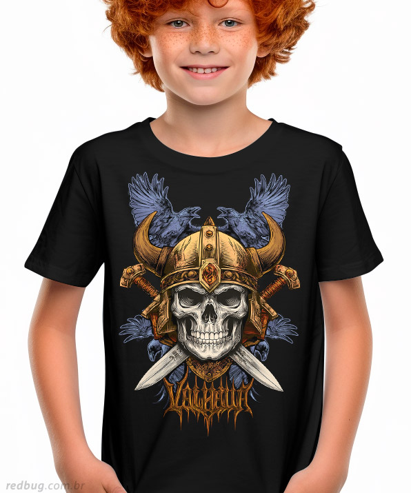 Camiseta Valhalla Guardião Viking